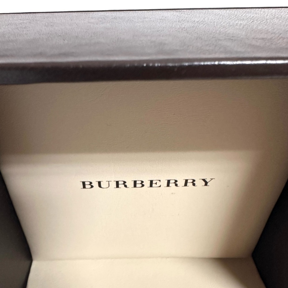 BURBERRY Vintage Leather Watch Box Storage (box only) - Picture 4 of 5